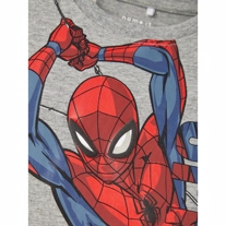 NAME IT Spiderman Tee Jeppe Grey Melange